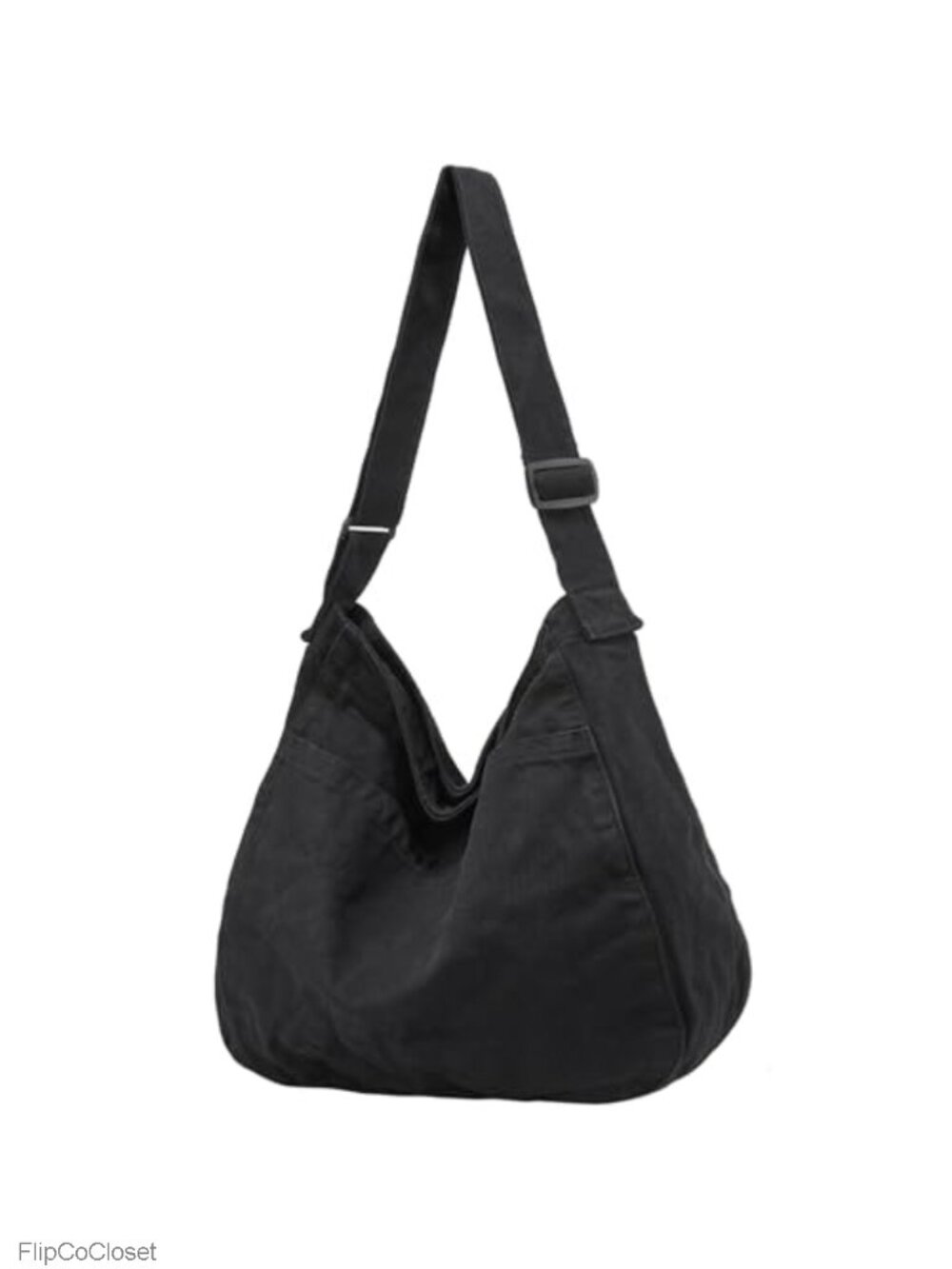 Canvas Tote Bag Large Hobo Crossbody Shoulder Bag for Women Men Adjustable Strap